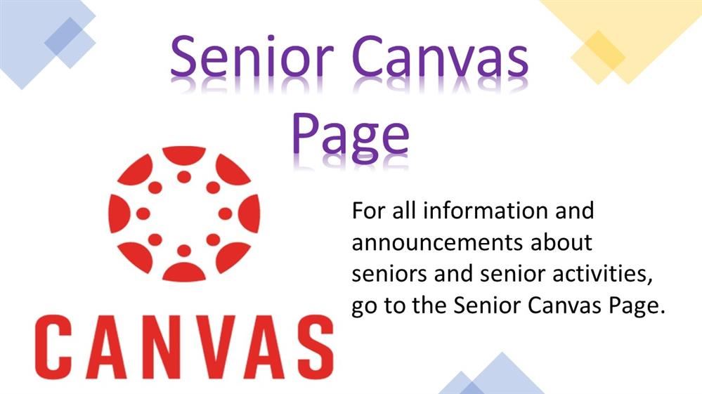  Senior Canvas Page